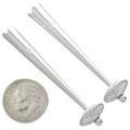 Fancy Silver Bolo Tips Jewelry Supply 32760