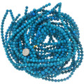 7mm Turquoise Magnesite Bead Strands 30847