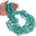 Turquoise Magnesite Nugget Bead Strand 30857