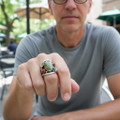 Authentic Native American Turquoise Ring Mens 31325