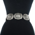 Traditional Western Silver Concho Belt 31444
