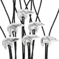 Sterling Silver Heartline Bear Native American Bolo Ties 31699