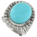 Western Turquoise Navajo Ring 31759