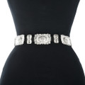 Traditional Pattern Sterling Concho Belt 31804
