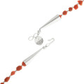Red Coral with Sterling Silver Accents 31874