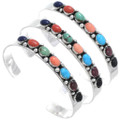 Turquoise Navajo Silver Bracelet 32047