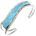Zuni Turquoise Ladies Cuff Bracelet 32173