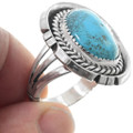 Sterling Silver Turquoise Ladies Rings 32222