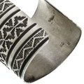 Navajo Hammered Silver Cuff 32493