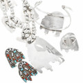 Old Pawn Zuni Squash Blossom Necklace Set