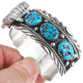 Kingman Turquoise Sterling Silver Watch Cuff 32604 