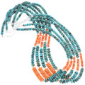 Navajo Beaded Turquoise Necklace 32970