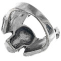 Badass Navajo Silver Skull Ring 33192
