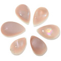 Pink Shell Pear Cabochons 32765