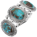 Native American Turquoise Sterling Bracelet 15690