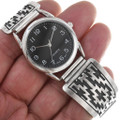 Native American Made Sterling Silver Watch 33693