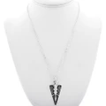 Overlaid Sterling Silver Arrowhead Pendant 33829