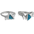 Spiderweb Turquoise Navajo Ring 33842