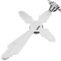 Sterling Silver Navajo Made Cross Pendant 33896