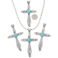 Turquoise Cross Pendants 33896