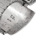 Navajo Made Sterling Silver Watch Artist Signed 33993