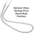 Optional 10mm Sterling Navajo Pearls Necklace 32898
