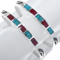 Native American Turquoise Coral Jewelry 34450