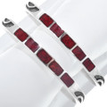 Red Coral Silver Cuff Bracelets 34460