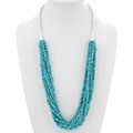 Natural Sleeping Beauty Turquoise Necklace 34584