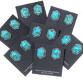 Hand Made Turquoise Western Post Earrings 34992