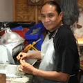 Navajo Silversmith Harold Stevens 35174