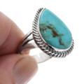 Kingman Turquoise Sterling Silver Ring 35213