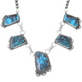 Southwest Western Turquoise Y Necklace 35239