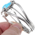 Kingman Turquoise Navajo Bracelet 35309