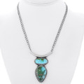 Navajo Sterling Silver Turquoise Necklace 35355