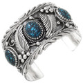 Navajo Turquoise Sterling Silver Cuff Bracelet 35405