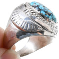 Sterling Silver Native American Turquoise Ring 35487