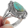 Navajo Irvin Tsosie Turquoise Ring 38042