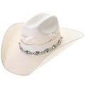 Turquoise Sterling Link Hatband Liz Taylor Style 39153