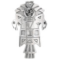 Sterling Silver Kachina Ring 39209