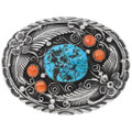 Turquoise Belt Buckle 21187