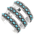 Sterling Silver Kingman Turquoise Southwest Bracelet 39294