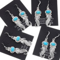 Turquoise Southwest Native American Earrings 39491