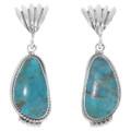 Navajo Turquoise Earrings 39570