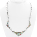 Ladies Inlaid Opal Necklace 39588