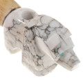 Spiderweb White Buffalo Pipe Carving Stone Example 37069