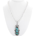 Hand Made Turquoise Pendant Necklace 39694