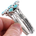 Native American Sterling Silver Turquoise Cuff Bracelet 39811 