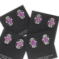 Native American Violet Gemstone Earrings 39820