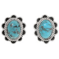 Native American Turquoise Post Earrings 39824